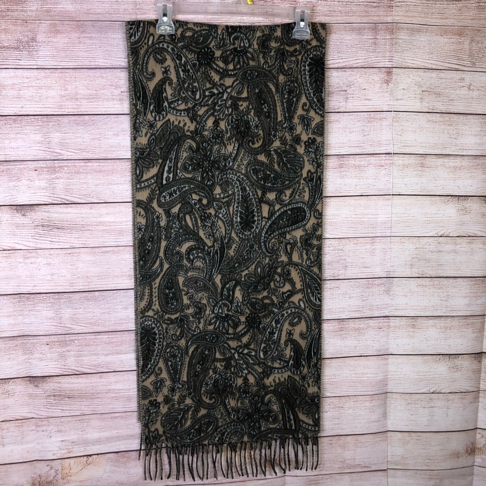 Cashmink 100%‎ Acrylic Paisley Scarf